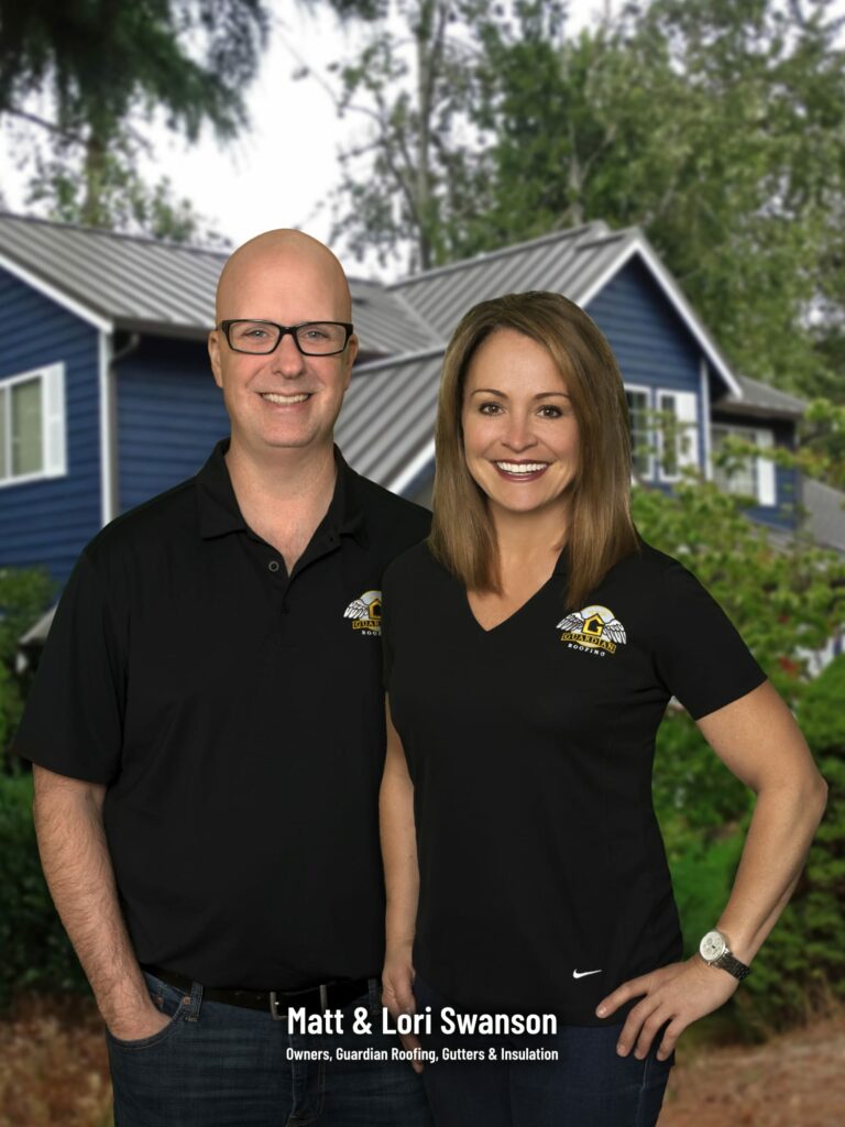 Matt & Lori Swanson - Owners of Guardian Roofing, Gutters & Insulation